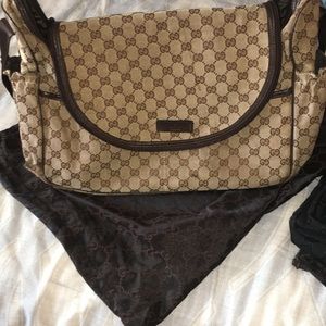 Gucci diaper bag